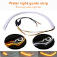 X2 cinta tiras Led tubular de focos DRL secuencial blanco con ámbar - thumbnail 7