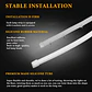 X2 cinta tiras Led tubular de focos DRL secuencial blanco con ámbar - thumbnail 8