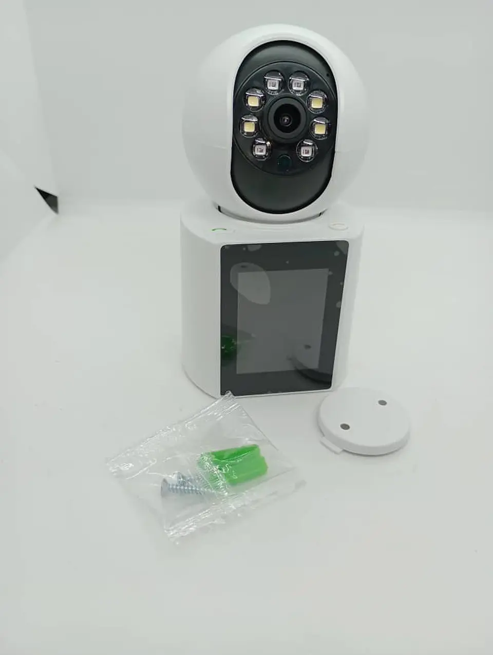 Camara de Seguridad wifi 360, con pantalla video llamadas 3