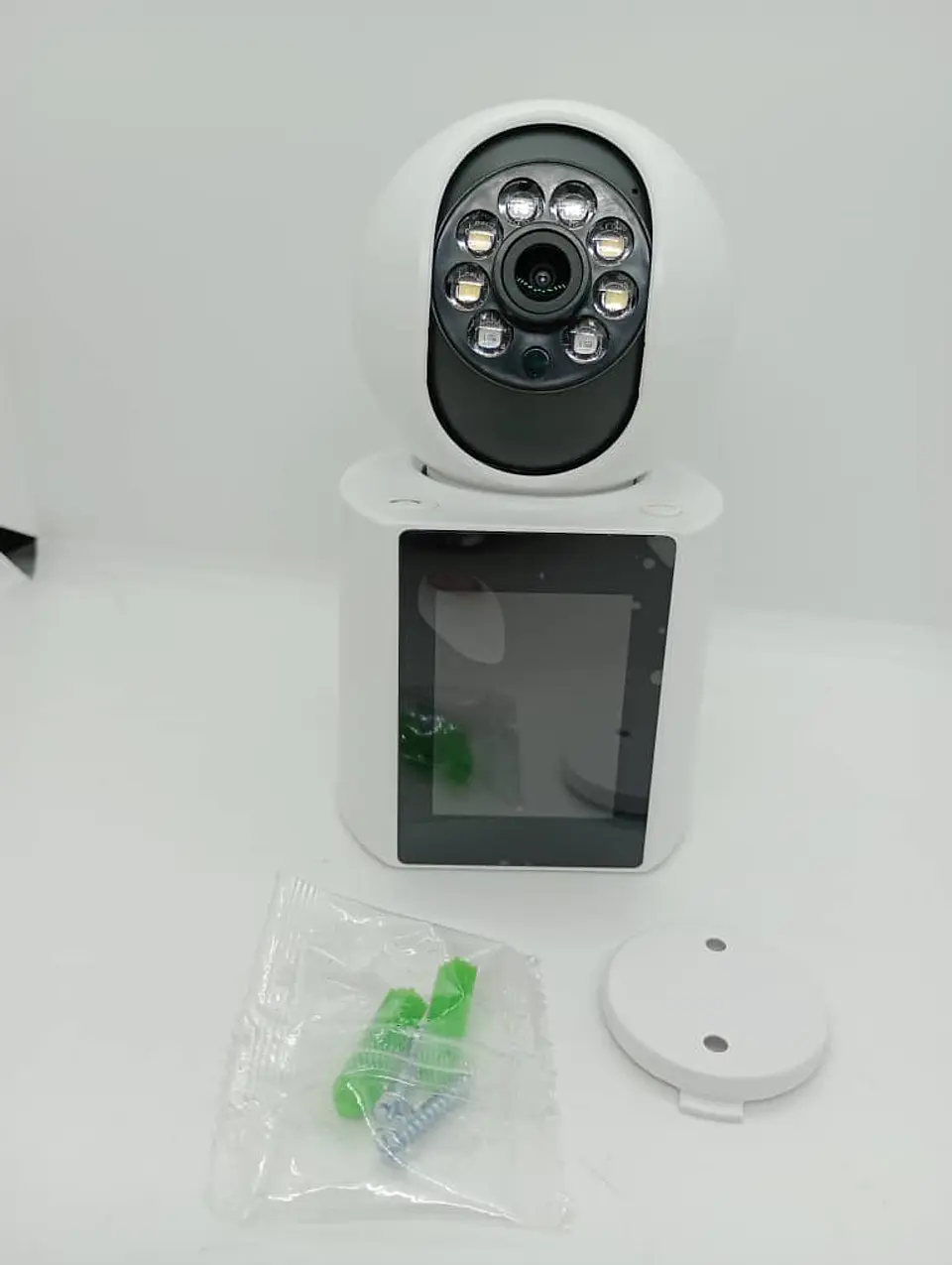Camara de Seguridad wifi 360, con pantalla video llamadas 4