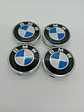 Set X4 Tapa centro de Llantas de autos 60mm y 56mm universal BMW - Miniatura 1