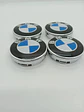 Set X4 Tapa centro de Llantas de autos 60mm y 56mm universal BMW - Miniatura 8