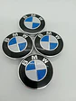 Set X4 Tapa centro de Llantas de autos 60mm y 56mm universal BMW - Miniatura 10