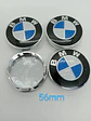 Set X4 Tapa centro de Llantas de autos 60mm y 56mm universal BMW - Miniatura 14