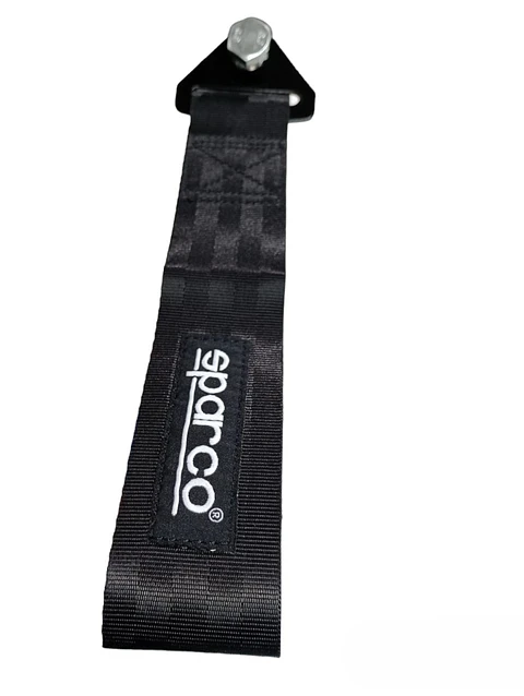 Cinta correa de remolque arrastre Sparco Negro