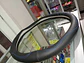 Forro cubre volante eco cuero negro, doble costura hilo azul - thumbnail 2