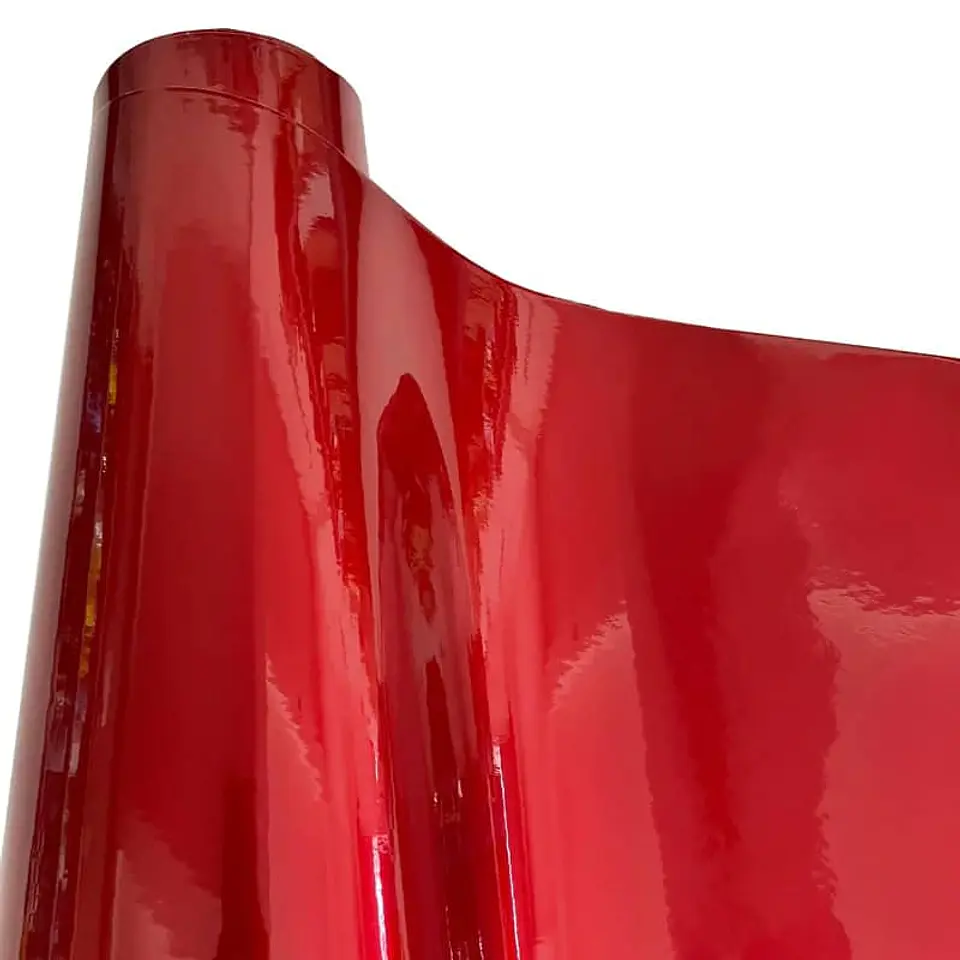 Papel vinilo adhesivo decorativo para wrapping de autos rojo candi 2