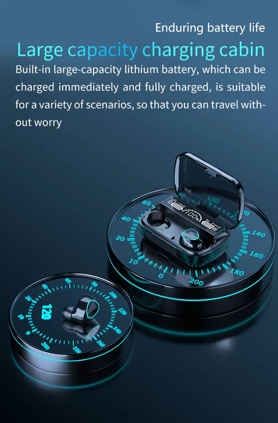 Auriculares inalámbricos Bluetooth M10 estereo, Audifonos v5.3 12