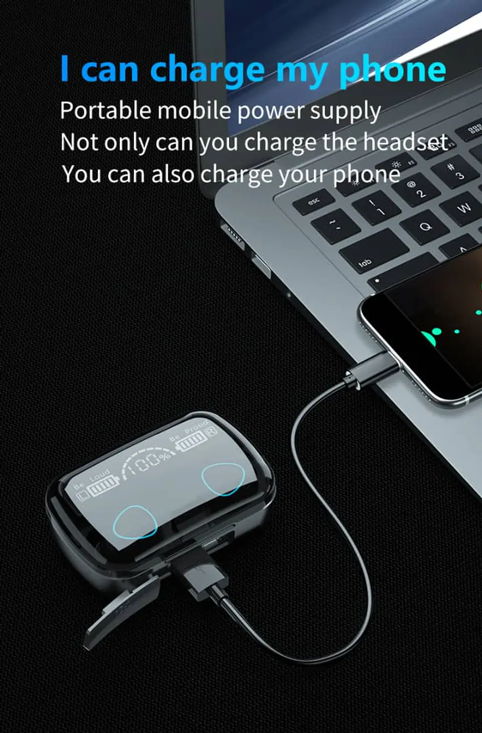 Auriculares inalámbricos Bluetooth M10 estereo, Audifonos v5.3 13