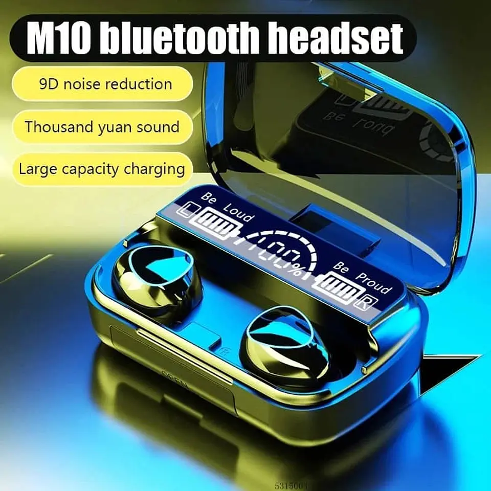 Auriculares inalámbricos Bluetooth M10 estereo, Audifonos v5.3 15