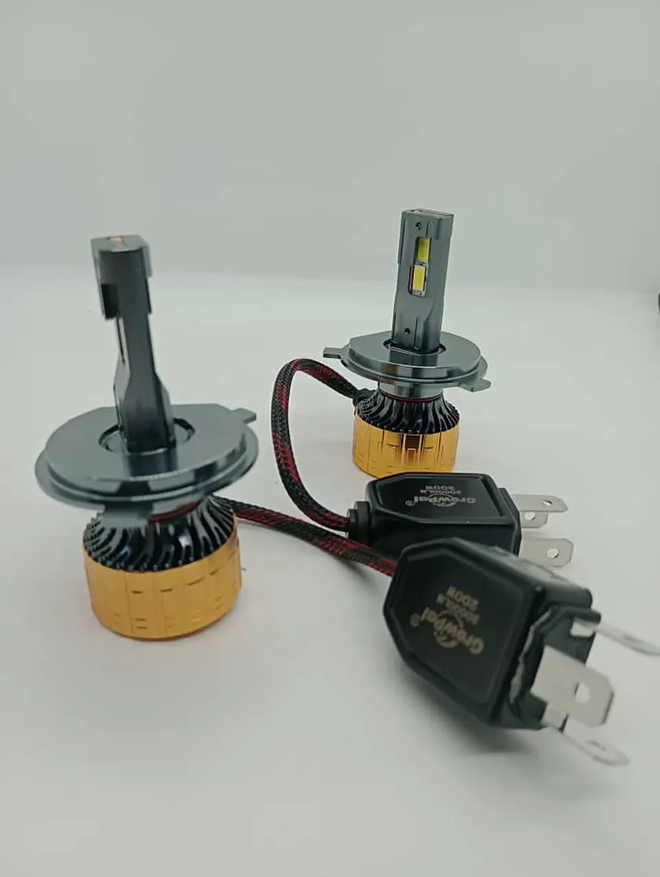 Par de Ampolletas turboled H4 canbus 20.000lm 2