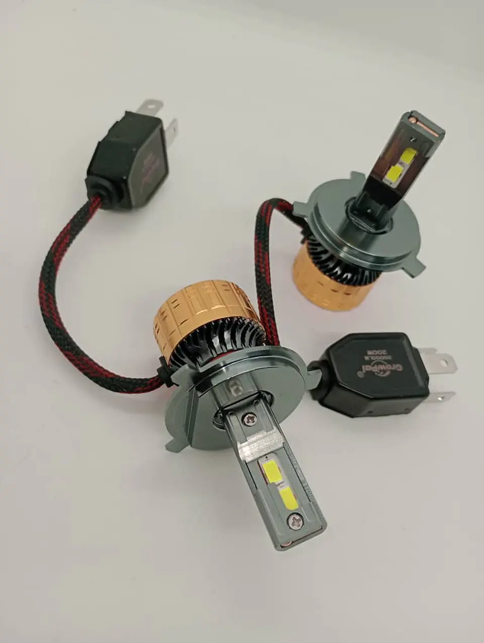 Par de Ampolletas turboled H4 canbus 20.000lm 5