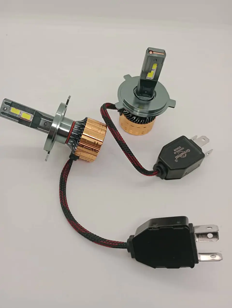Par de Ampolletas turboled H4 canbus 20.000lm 8