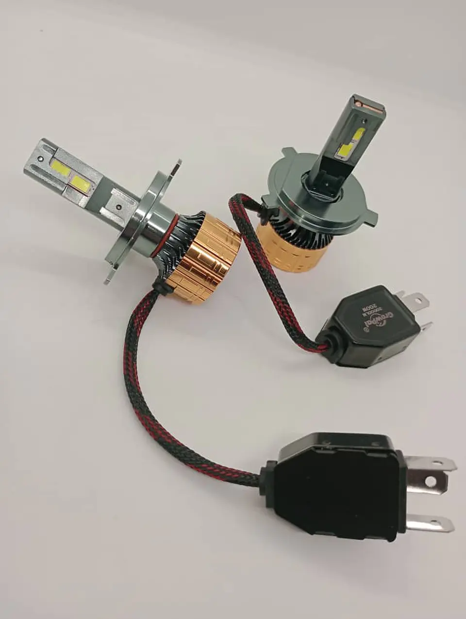 Par de Ampolletas turboled H4 canbus 20.000lm 9