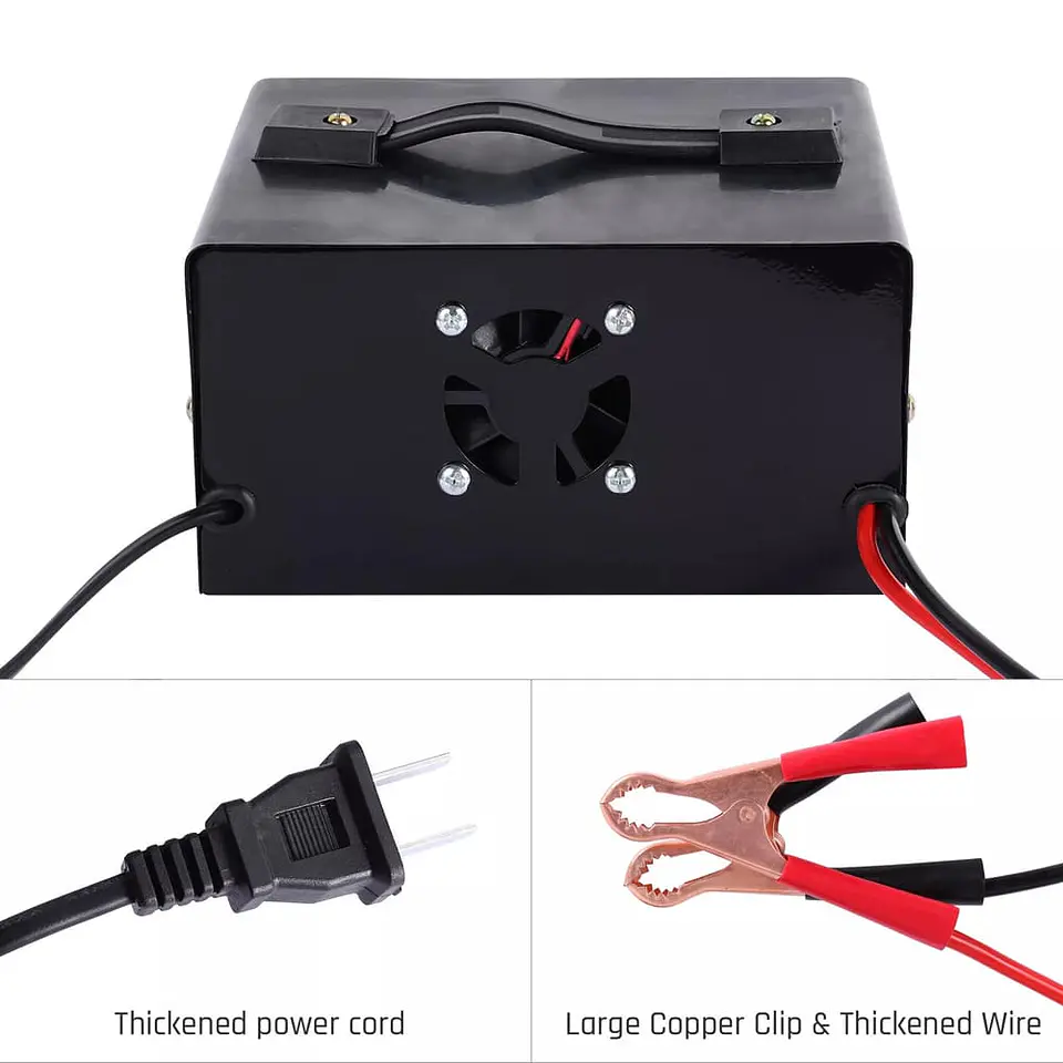 Cargador rápido de batería de alta potencia 400 amp completamente 4