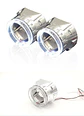 Par de cubiertas de luces proyectores de faros plateadas de - Miniatura 3