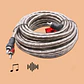 Cable RCA 2x2 estéreo trenzado OFC 5m - Miniatura 8