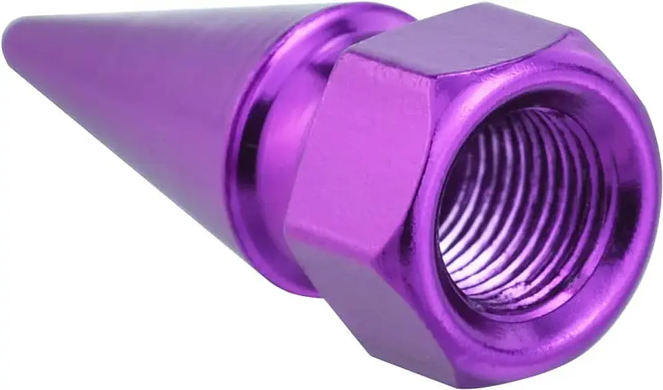 Set 4 Tapas de válvulas universal 32mm color morado/ lila 9