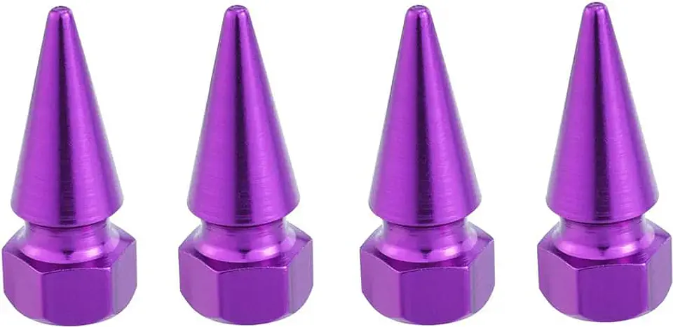 Set 4 Tapas de válvulas universal 32mm color morado/ lila 11