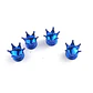 Set 4 Tapas de válvulas universal diseño corona color AZUL - thumbnail 10