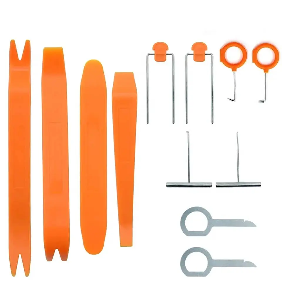Kit de 12 Herramientas para Desmontaje de Molduras y Paneles de Auto 1