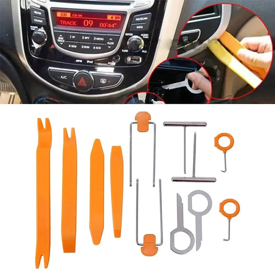Kit de 12 Herramientas para Desmontaje de Molduras y Paneles de Auto 12