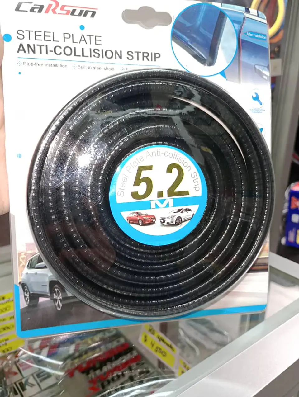 Molduras carsun Protección de puerta de autos Universal tipo U 13