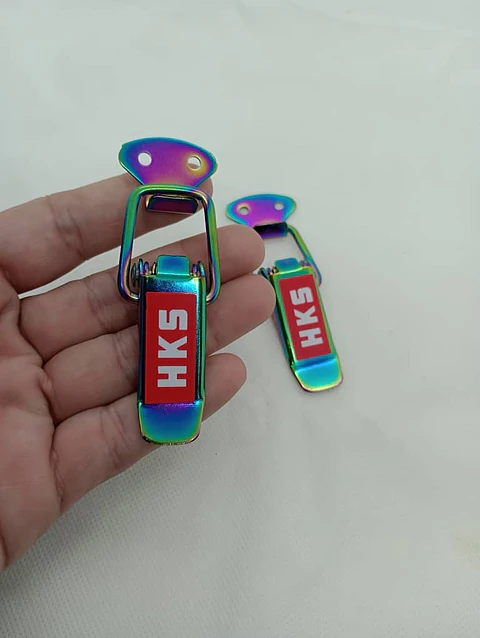Par clip ganchos sujetadores parachoques del/tras - tornasolado HKS