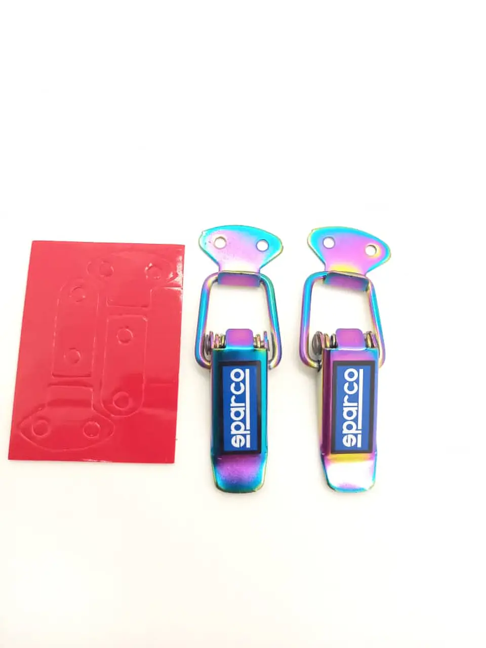 Par clip ganchos sujetadores parachoques del/tras - Sparco 4