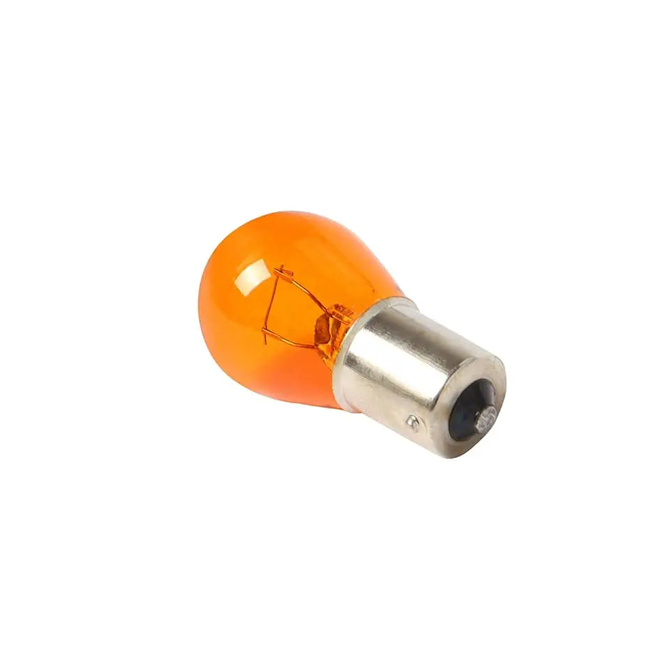 Par de ampolletas halógenas para autos 12v 21w 3200K Modelo 1 contacto 5