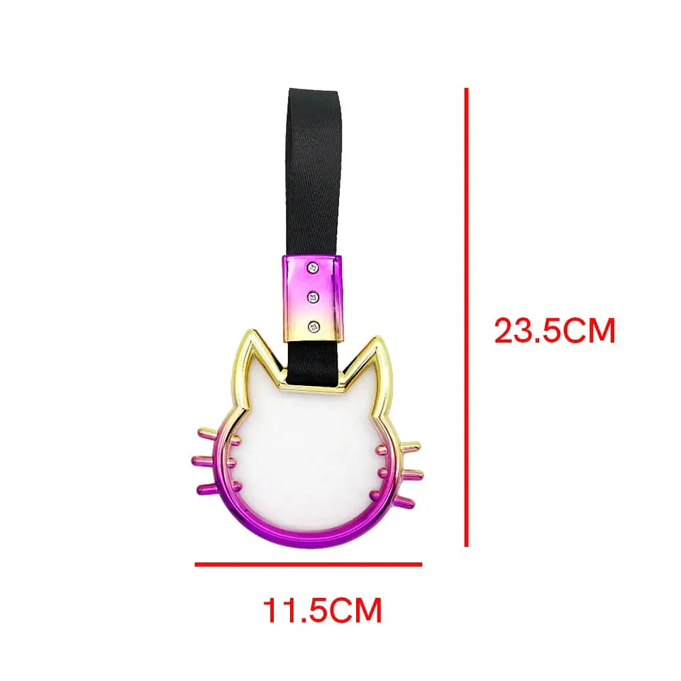 Correa decorativa auto forma gato - Tornasol 2