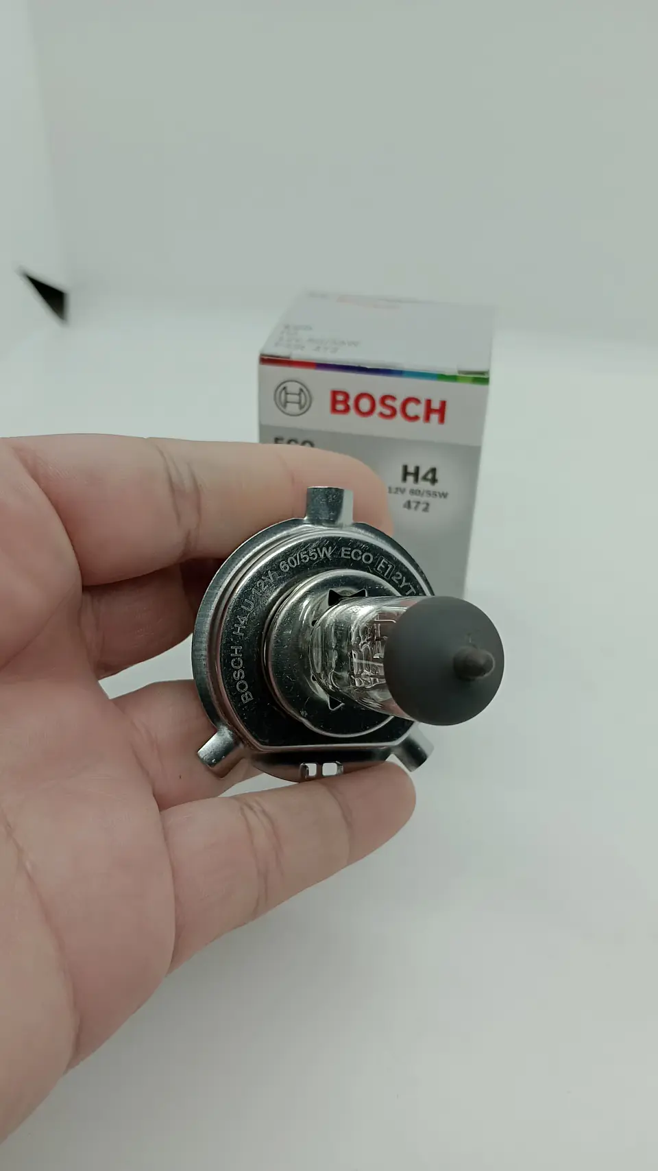 X1 ampolleta halógena Bosch original 12v - 60/55w Modelo H4 p43t 2