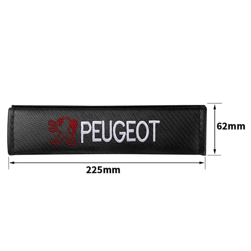 Cubre cinturón de seguridad de autos, almohadillas protectoras Peugeot 5