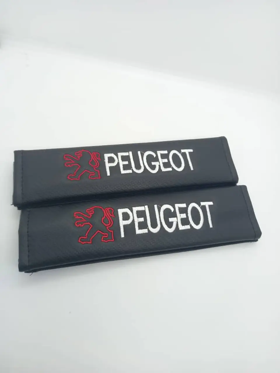 Cubre cinturón de seguridad de autos, almohadillas protectoras Peugeot 17