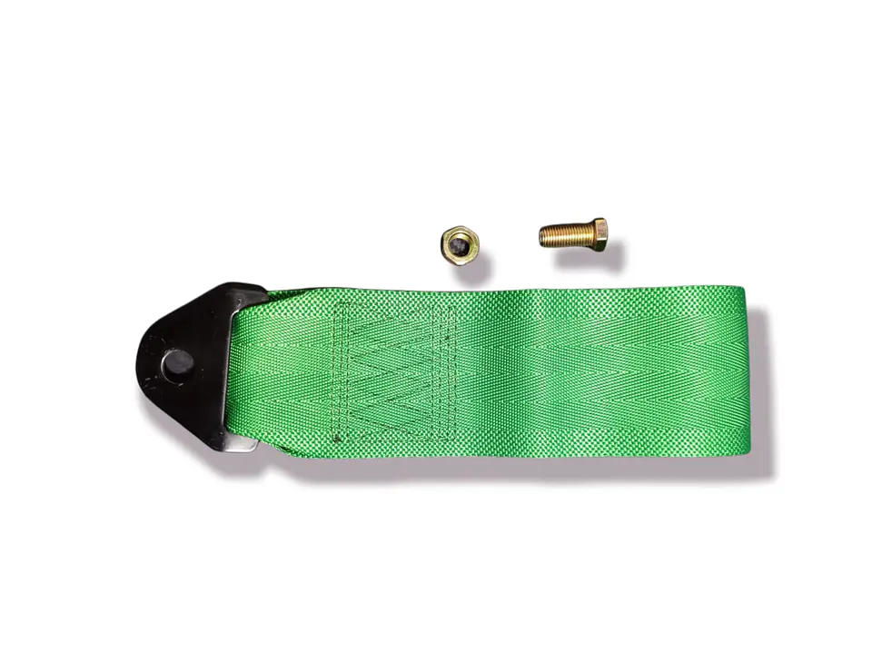 Cinta correa de remolque arrastre Sparco Verde Grueso 6