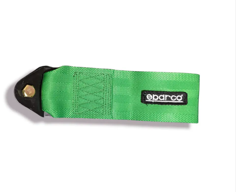 Cinta correa de remolque arrastre Sparco Verde Grueso 7