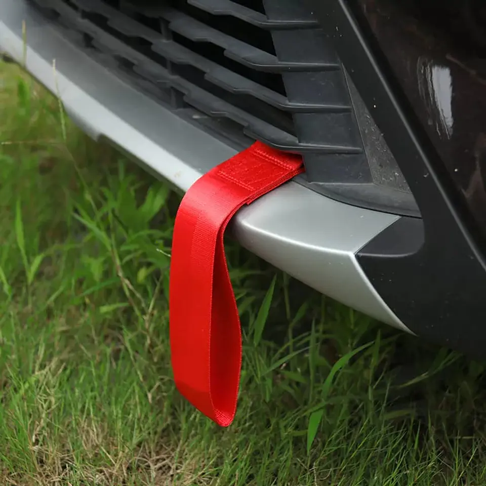 Cinta correa de remolque arrastre Sparco Rojo Grueso 2