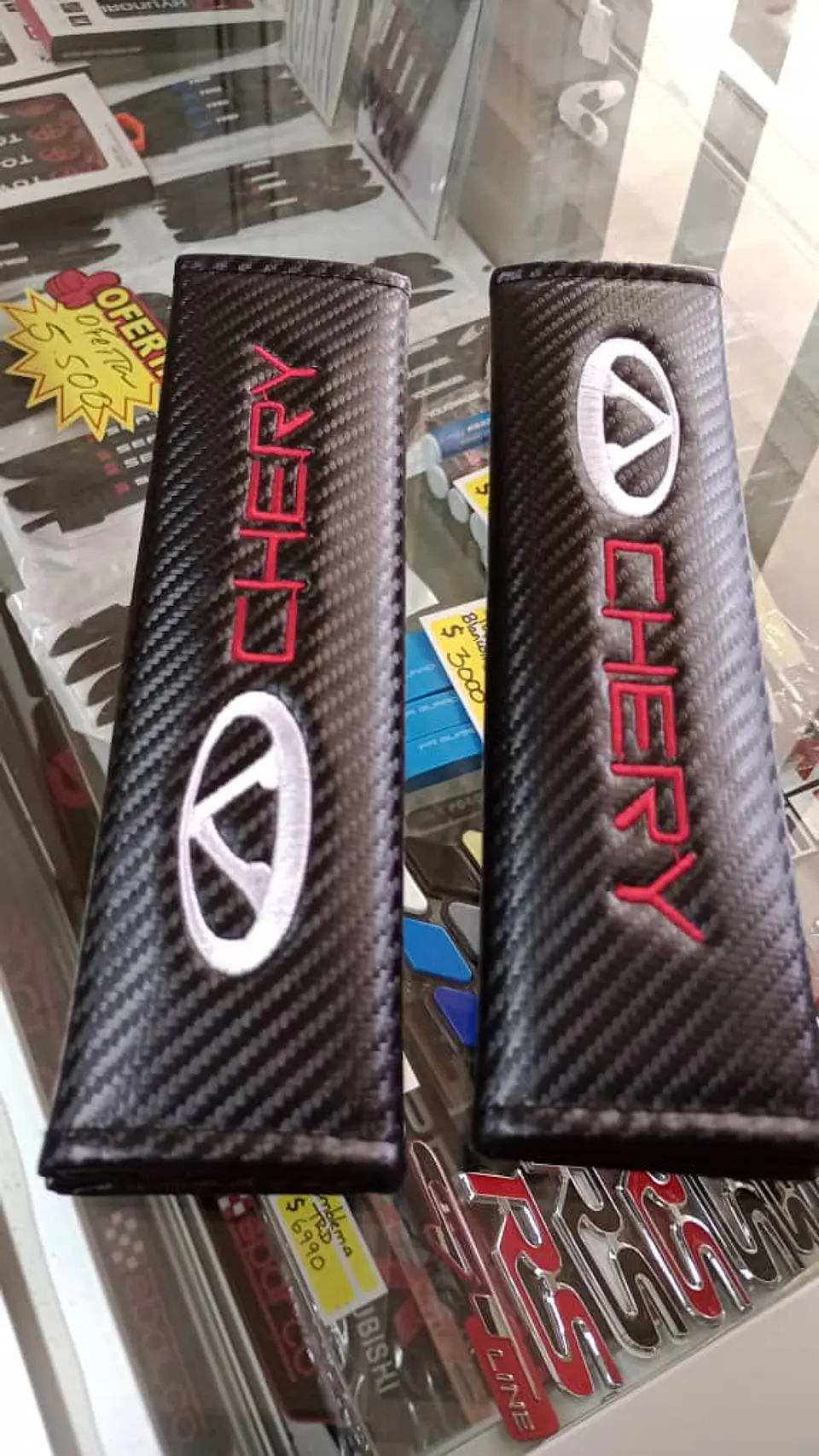 Cubre cinturón de seguridad para autos chery 6