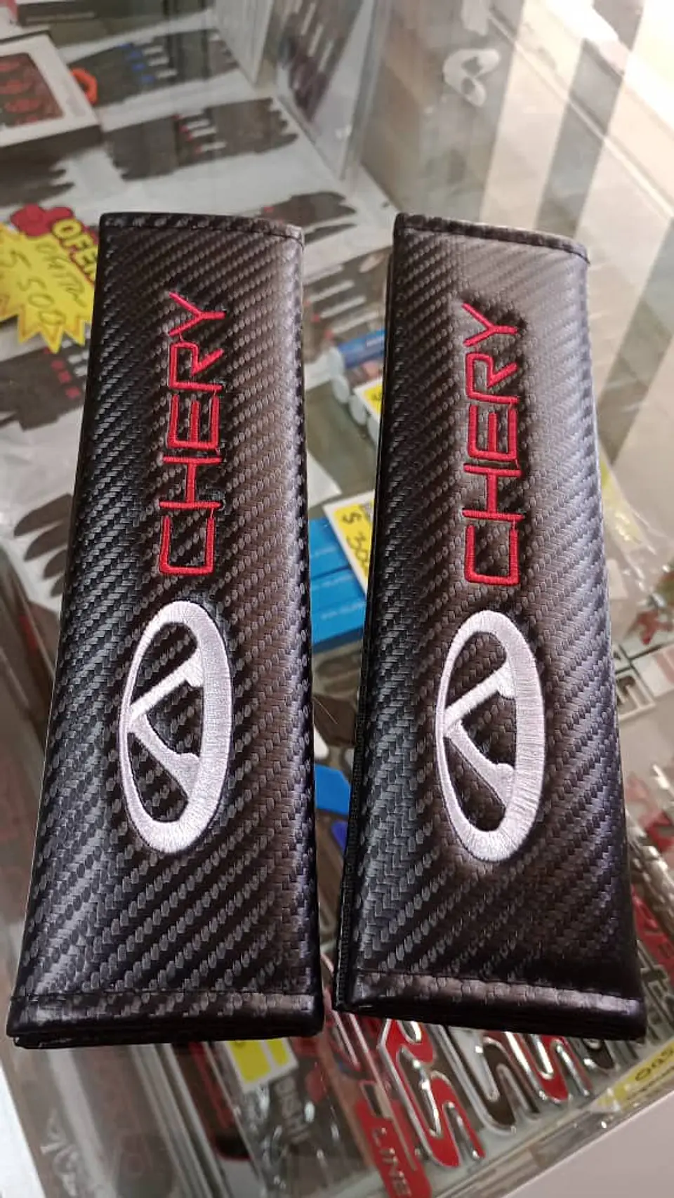 Cubre cinturón de seguridad para autos chery 12
