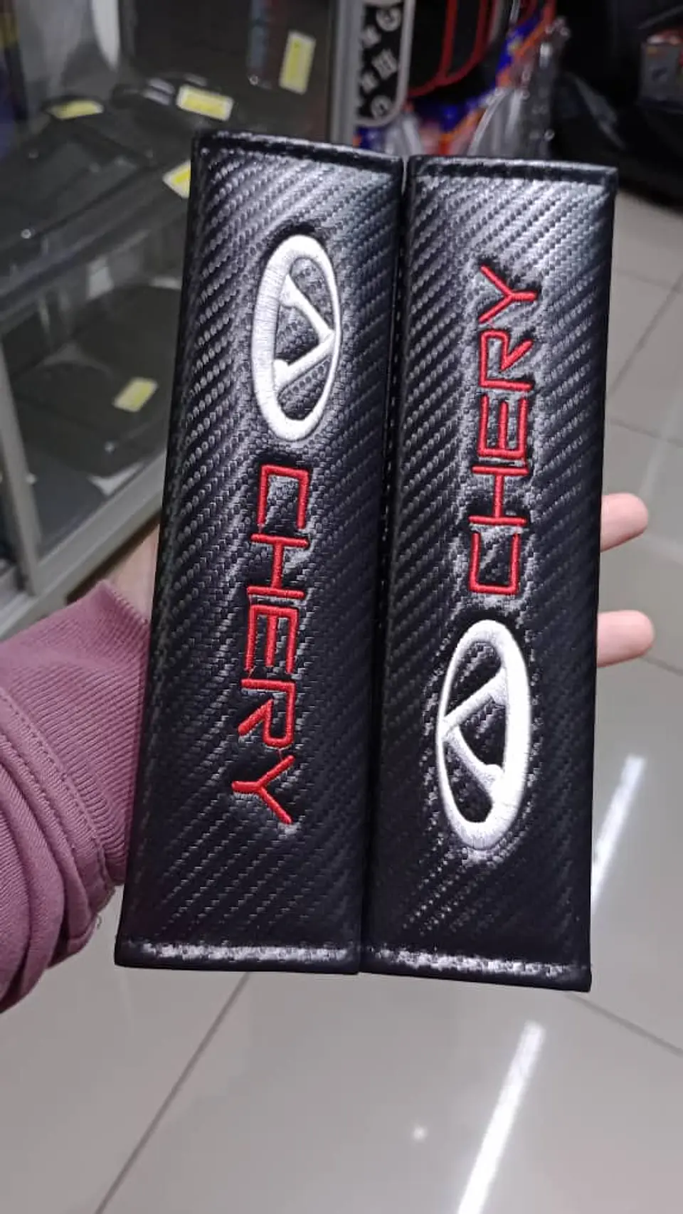 Cubre cinturón de seguridad para autos chery 17