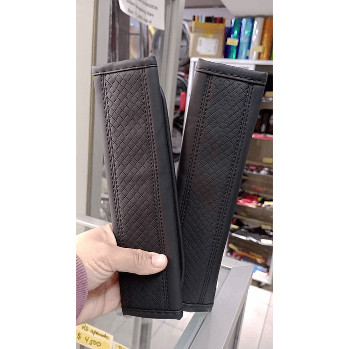 Cubre cinturón de seguridad de autos Hilo negro 5