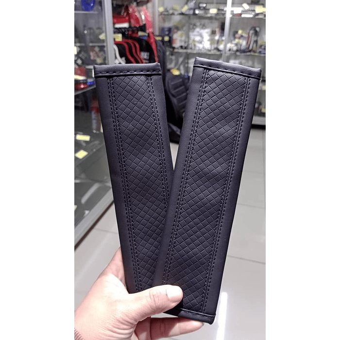 Cubre cinturón de seguridad de autos Hilo negro 8
