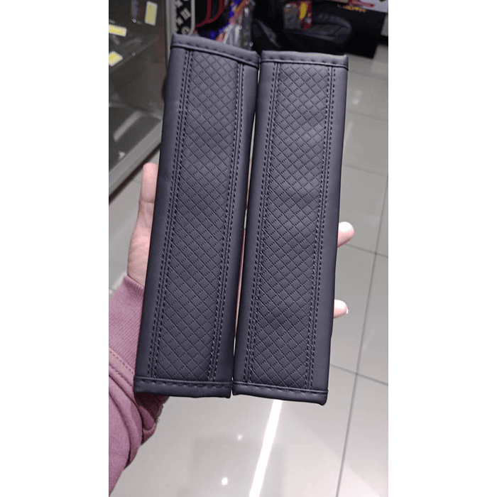 Cubre cinturón de seguridad de autos Hilo negro 9