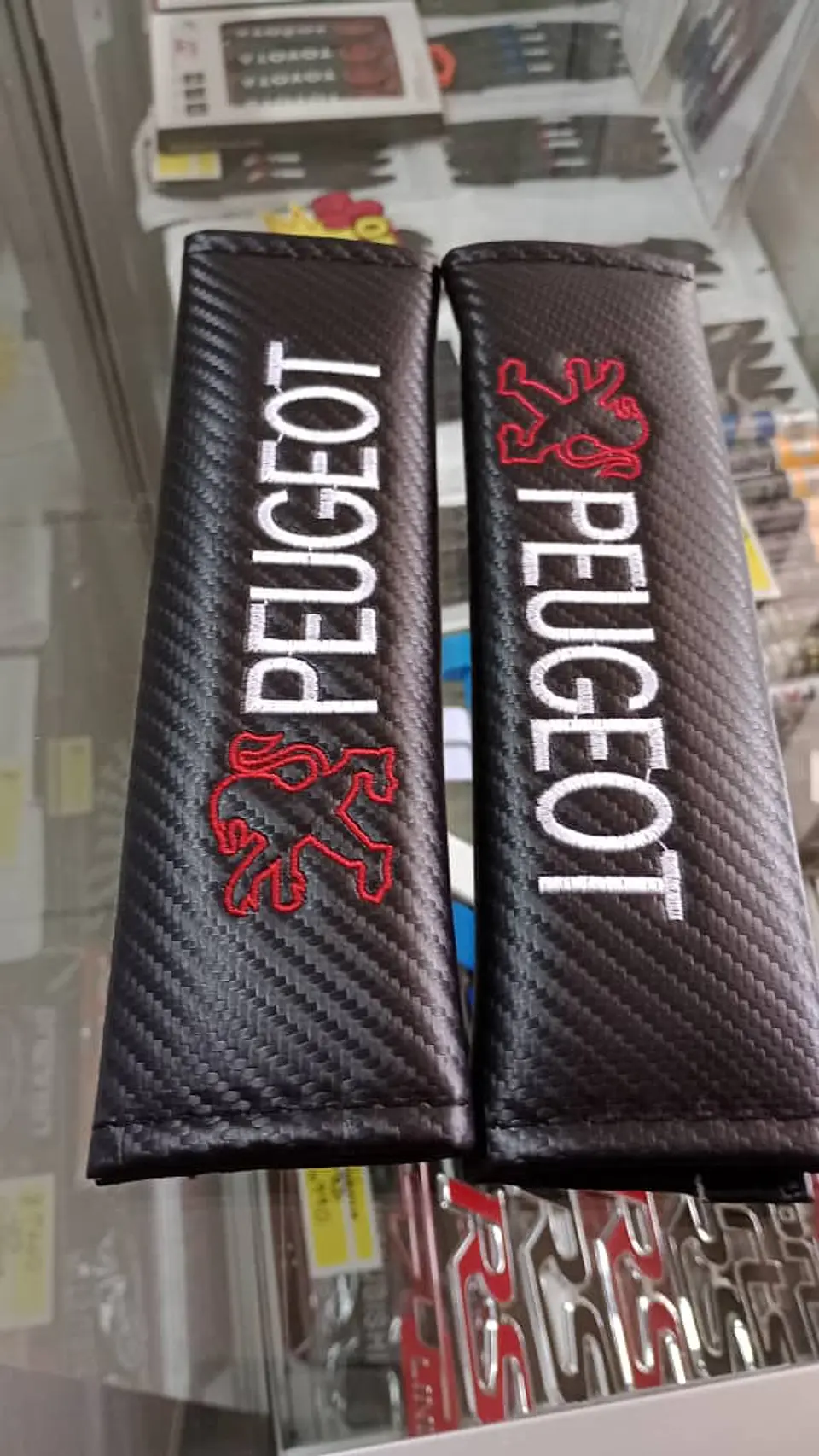 Cubre cinturón de seguridad de autos, almohadillas protectoras Peugeot 3