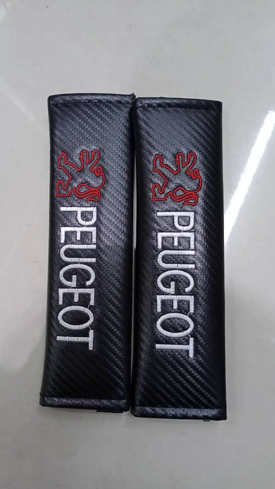 Cubre cinturón de seguridad de autos, almohadillas protectoras Peugeot 20