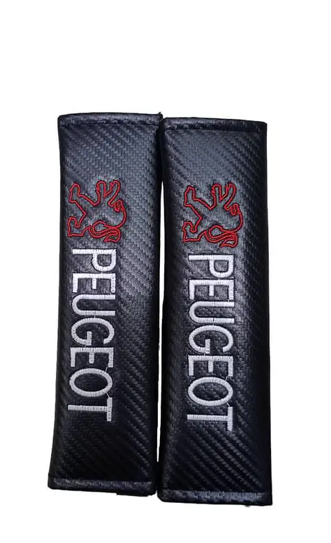 Cubre cinturón de seguridad de autos, almohadillas protectoras Peugeot