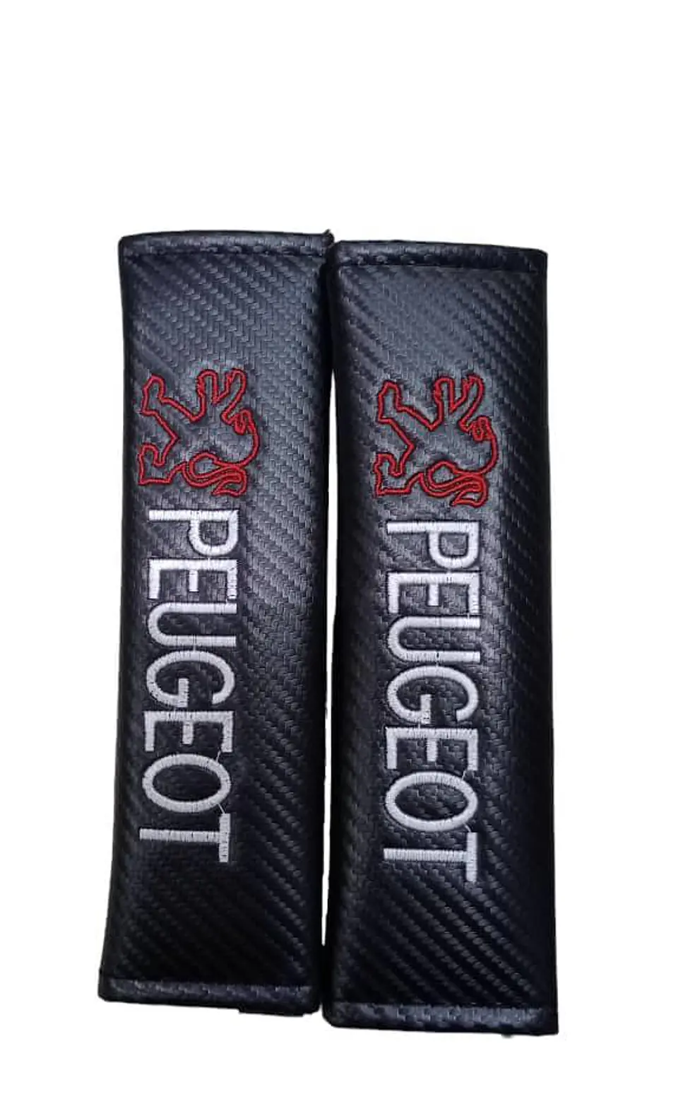 Cubre cinturón de seguridad de autos, almohadillas protectoras Peugeot 1