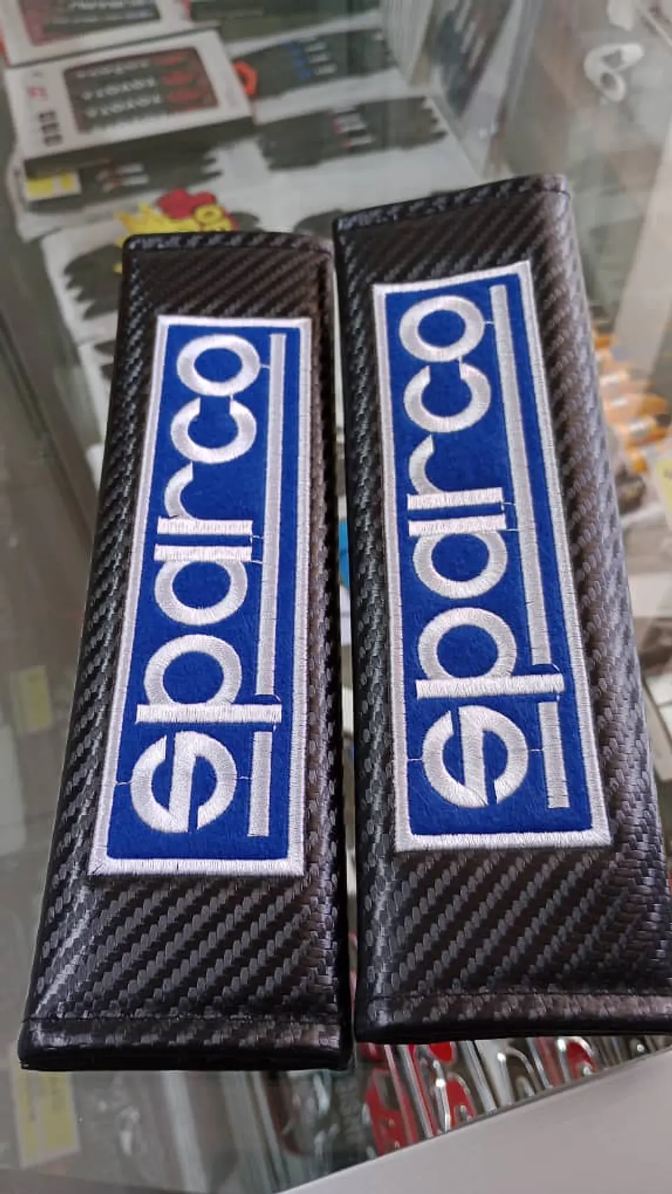 Cubre cinturón de seguridad de autos, almohadillas protectoras Sparco 7