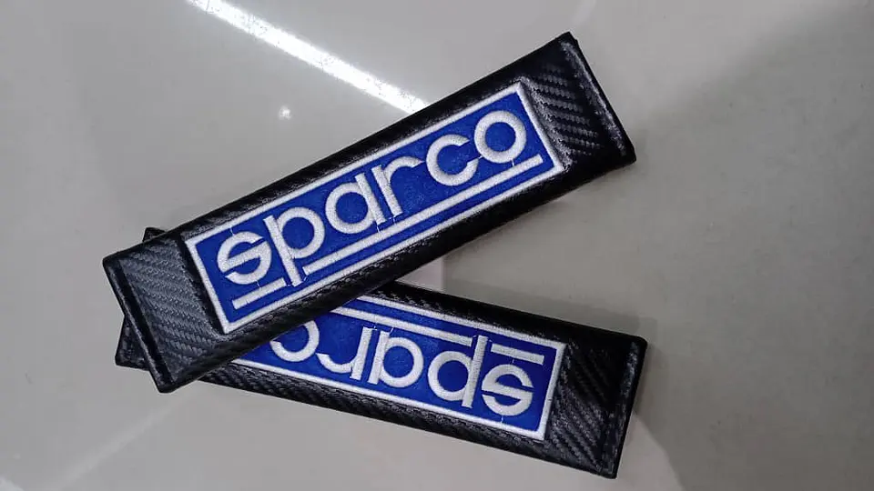Cubre cinturón de seguridad de autos, almohadillas protectoras Sparco 9