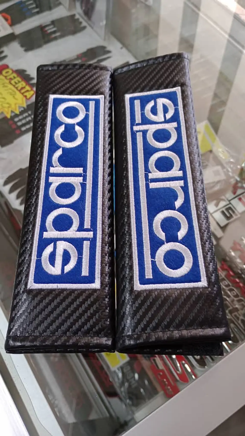 Cubre cinturón de seguridad de autos, almohadillas protectoras Sparco 10